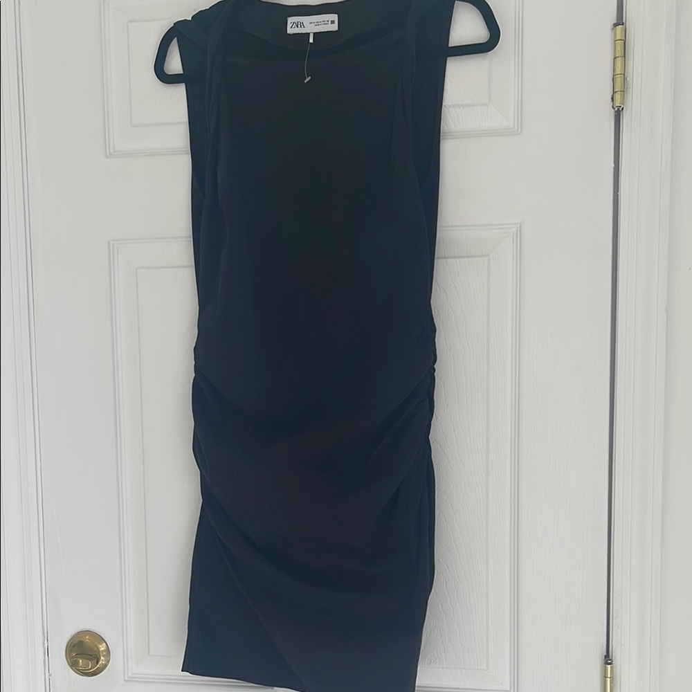 Zara Black Sleeveless Dress